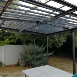 Aménagement de pergola avec fermeture loggia en PVC Auriol